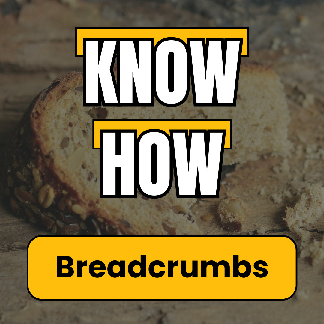 Breadcrumb Navigation | ecw Know-how