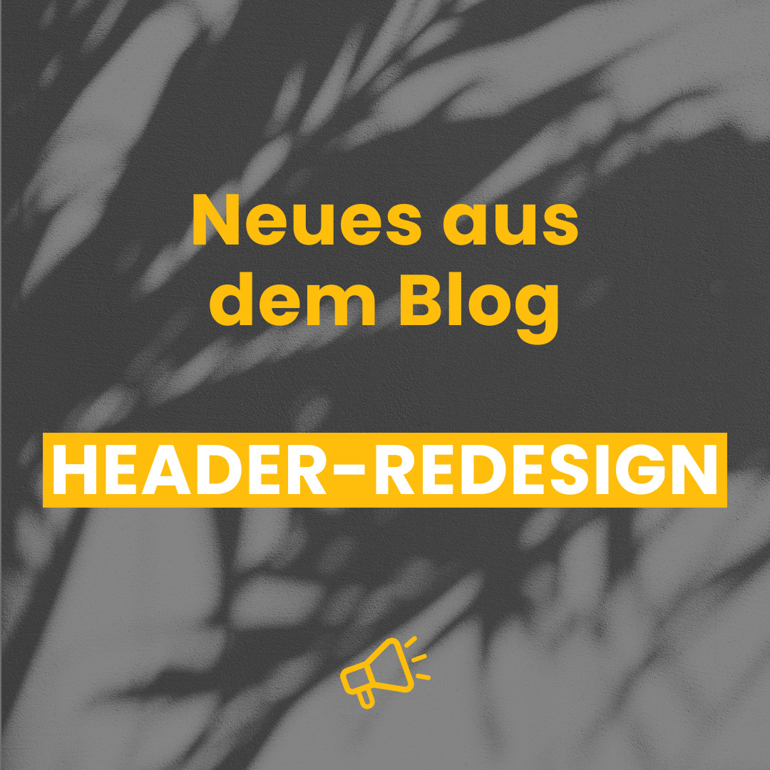 Header-Redesign - Neues aus dem Blog